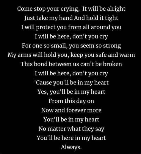 come stop your crying|don't cry phil collins.